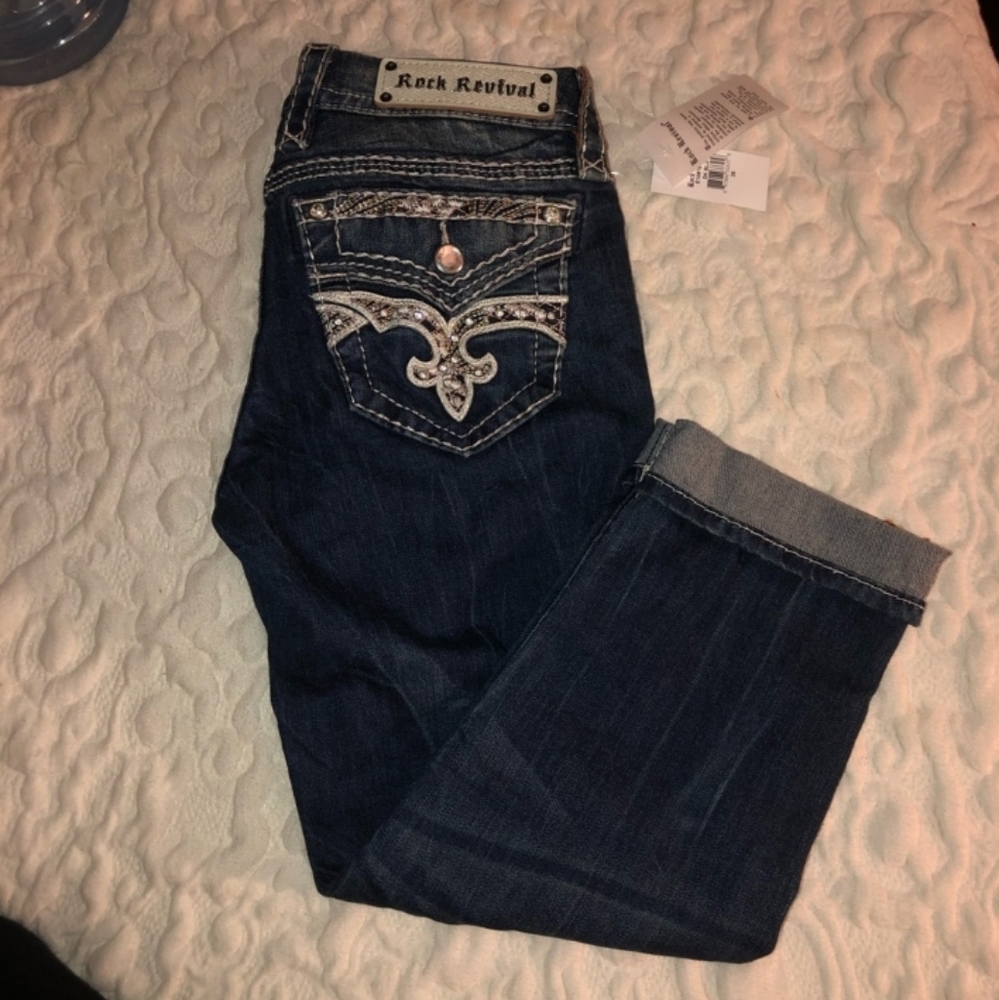 Rock Revival Capris - Picture 2 of 2